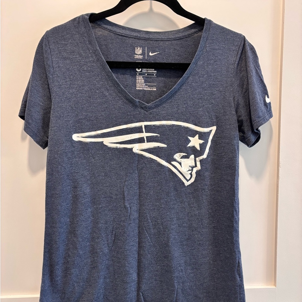 Nike Blue Fitted Short Sleeve Tee